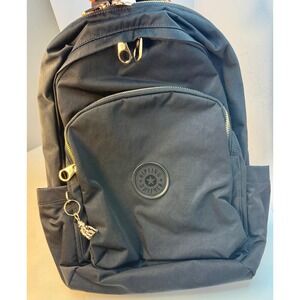 Kipling Delia M Backpack Black Rose Spice Nylon Gold Hardware K14869